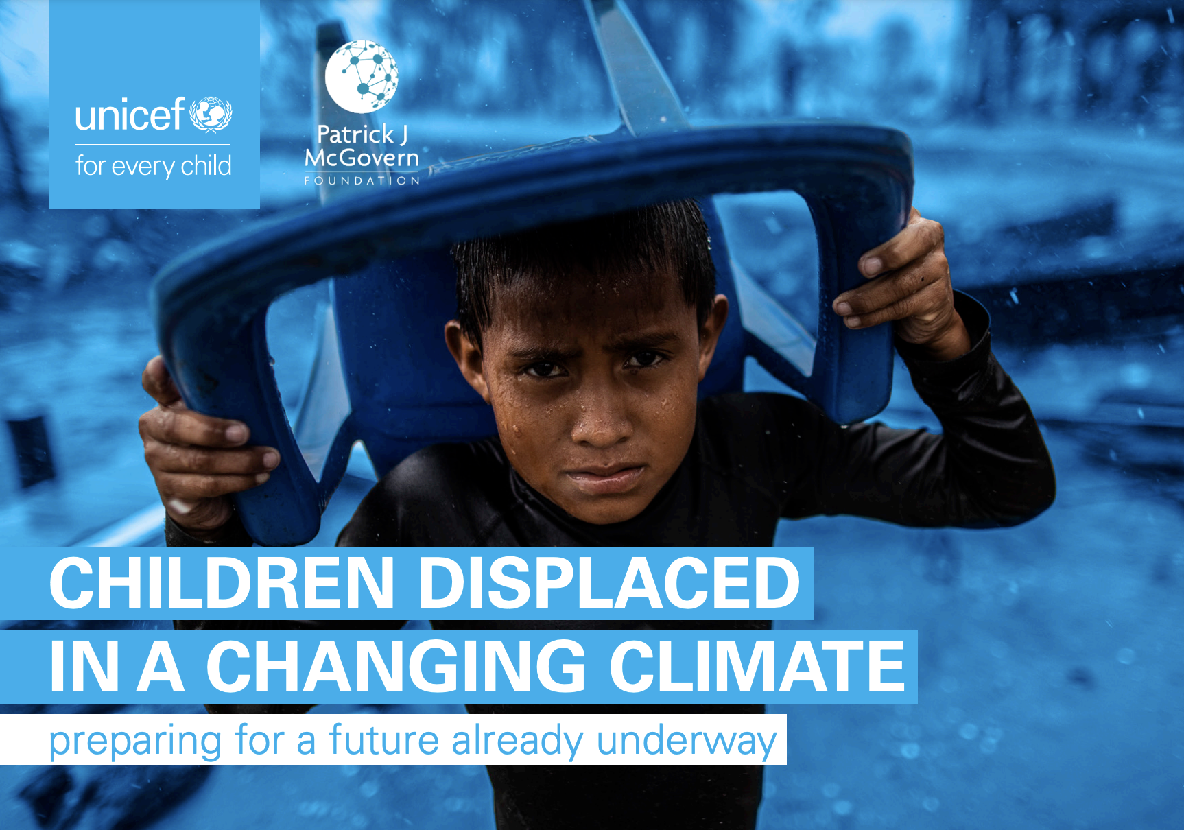 Children displaced in a changing climate