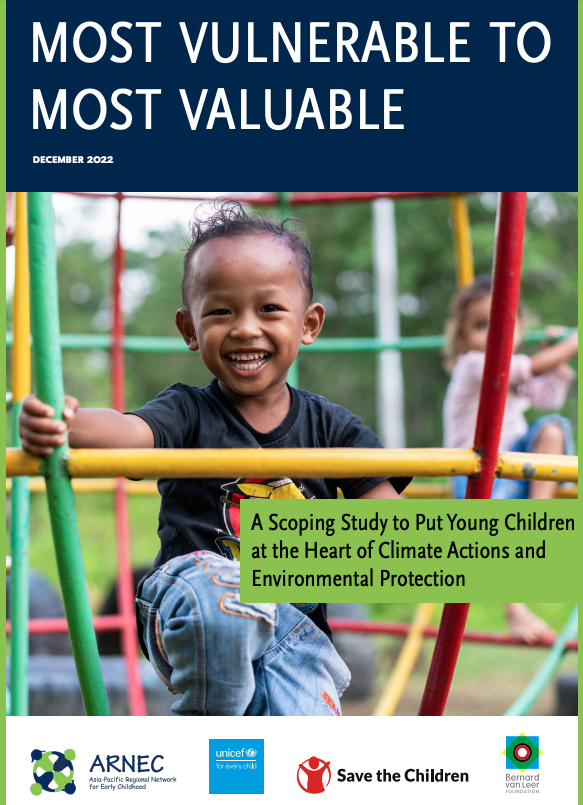young children at the heart of climate actions and environmental protection