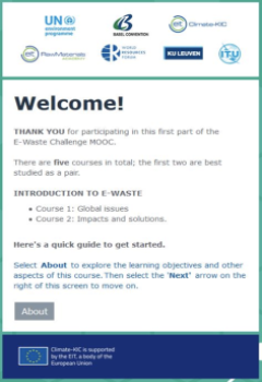 E-waste MOOC cover