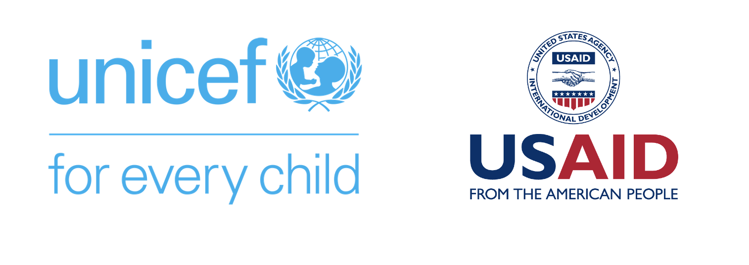 UNICEF and USAID logos