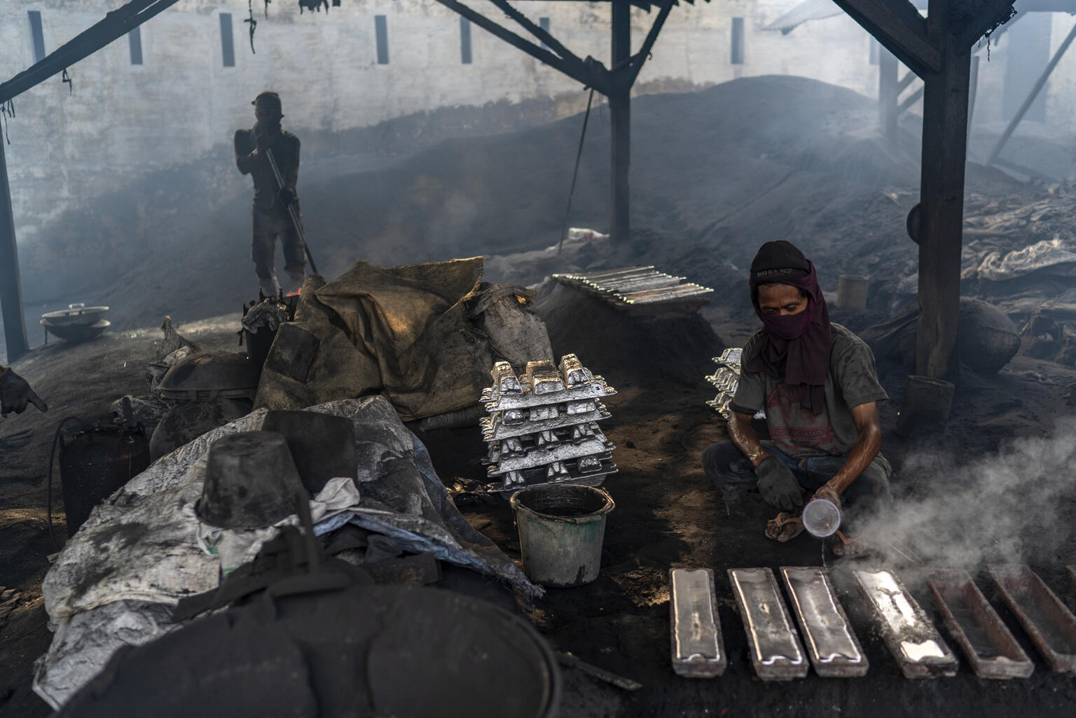 Lead smelting in Indonesia