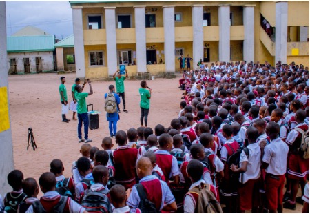 Oluwaseyi Jesuton organizing youth to stop plastic pollution