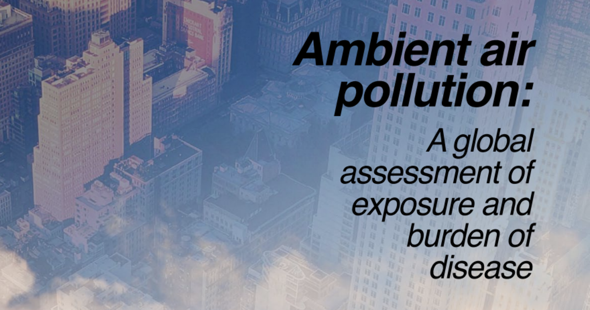 Ambient air pollution: a global assessment of exposure and burden of ...